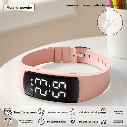 Simple Waterproof Fitness Watch with Step Counter