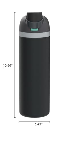 Owala FreeSip Insulated Stainless Steel Water Bottle with Straw, BPA-Free Sports Water Bottle, Great for Travel, 24 Oz, Shy Marshmallow