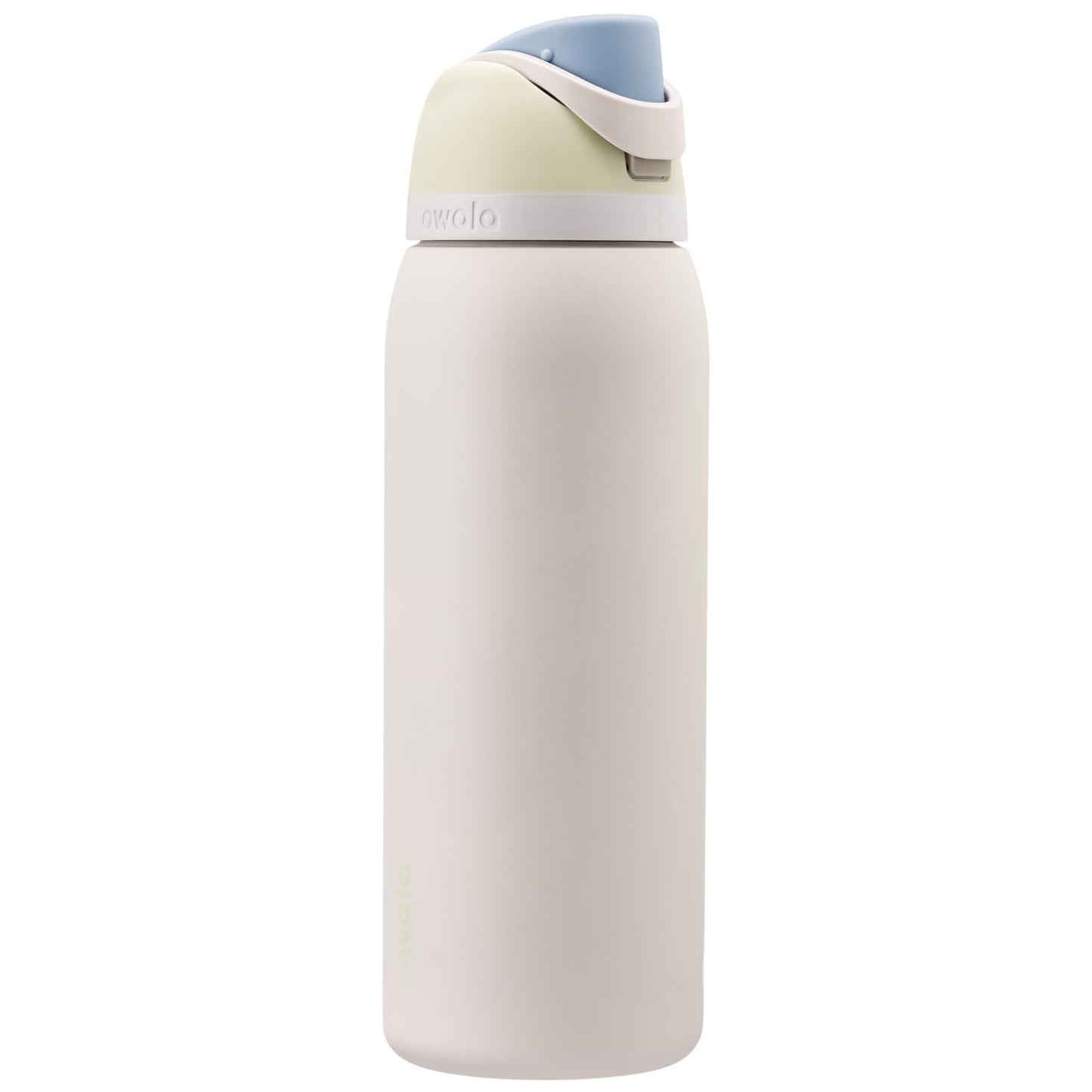 Owala FreeSip Insulated Stainless Steel Water Bottle with Straw, BPA-Free Sports Water Bottle, Great for Travel, 24 Oz, Shy Marshmallow