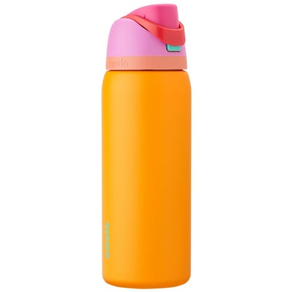Owala FreeSip Insulated Stainless Steel Water Bottle with Straw, BPA-Free Sports Water Bottle, Great for Travel, 24 Oz, Shy Marshmallow