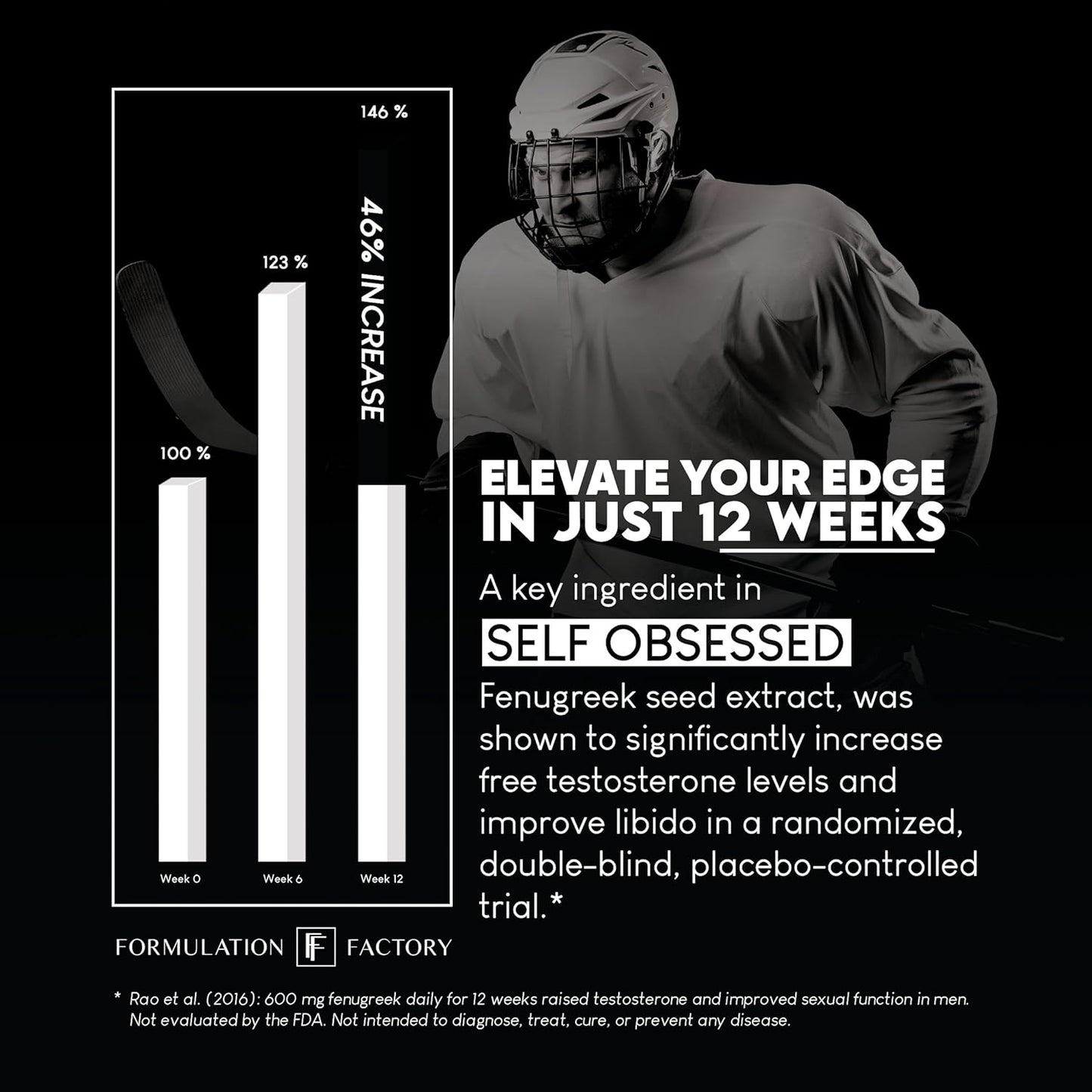 Formulation Factory Self Obsessed 10 in 1 Masculinity Maximizer Supplement, Shilajit for Men, Tongkat Ali, Ashwaganda, Fenugreek Muscle Growth, Energy, Drive, Strength, Recovery 2 Month (Pack of 1)