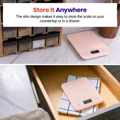 Etekcity Smart Food Kitchen Scale with Nutritional Calculator, Free App with 19 Nutrients Tracking, Calorie, Marco, Digital grams and ounces for weight loss, Premium Stainless Steel, 11lb