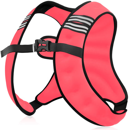 NATURELUX Weighted Vest Men or Women - 5/10/15/20/25/30lbs Weights with Reflective Stripe, Weighted Vest for Workout Equipment for Strength Training Running - Walking Weight Loss