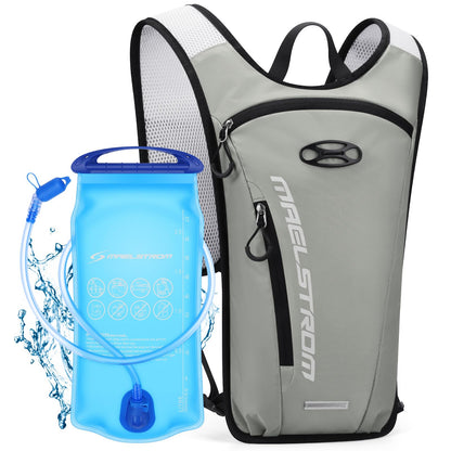 Maelstrom Running Hydration Vest, Hiking Backpack with 2L Water Bladder for Cycling Rave for Men Women