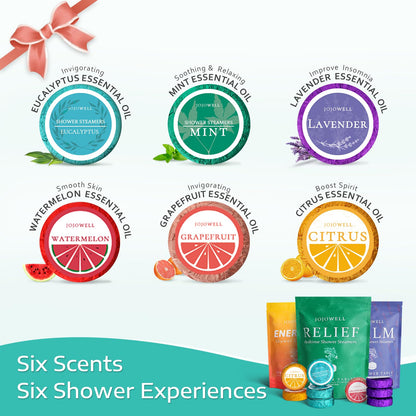 Shower Steamers Aromatherapy - 18 Pack Birthday Gifts for Women, Self Care, Valentines Day Gifts for Her Him Women Men Mom Wife Teens, Galentines Gift Set Relaxation Home SPA