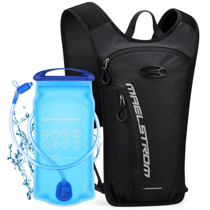 Maelstrom Running Hydration Vest, Hiking Backpack with 2L Water Bladder for Cycling Rave for Men Women