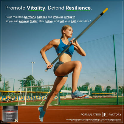 Formulation Factory Primal Power 10-in-1 Grass-Fed Organ Supplement with Beef Liver, Heart, Marrow, Testicle, Kidney, Supports Vitality, Hormones, Energy, Immunity (2 Month Supply, 120 Capsules)