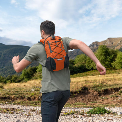 Lightweight Hydration Backpack, Running Backpack with 2L Water Bladder, Hydro Water Daypack for Cycling Hiking Rave for Men Women