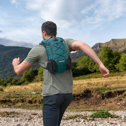 Lightweight Hydration Backpack, Running Backpack with 2L Water Bladder, Hydro Water Daypack for Cycling Hiking Rave for Men Women