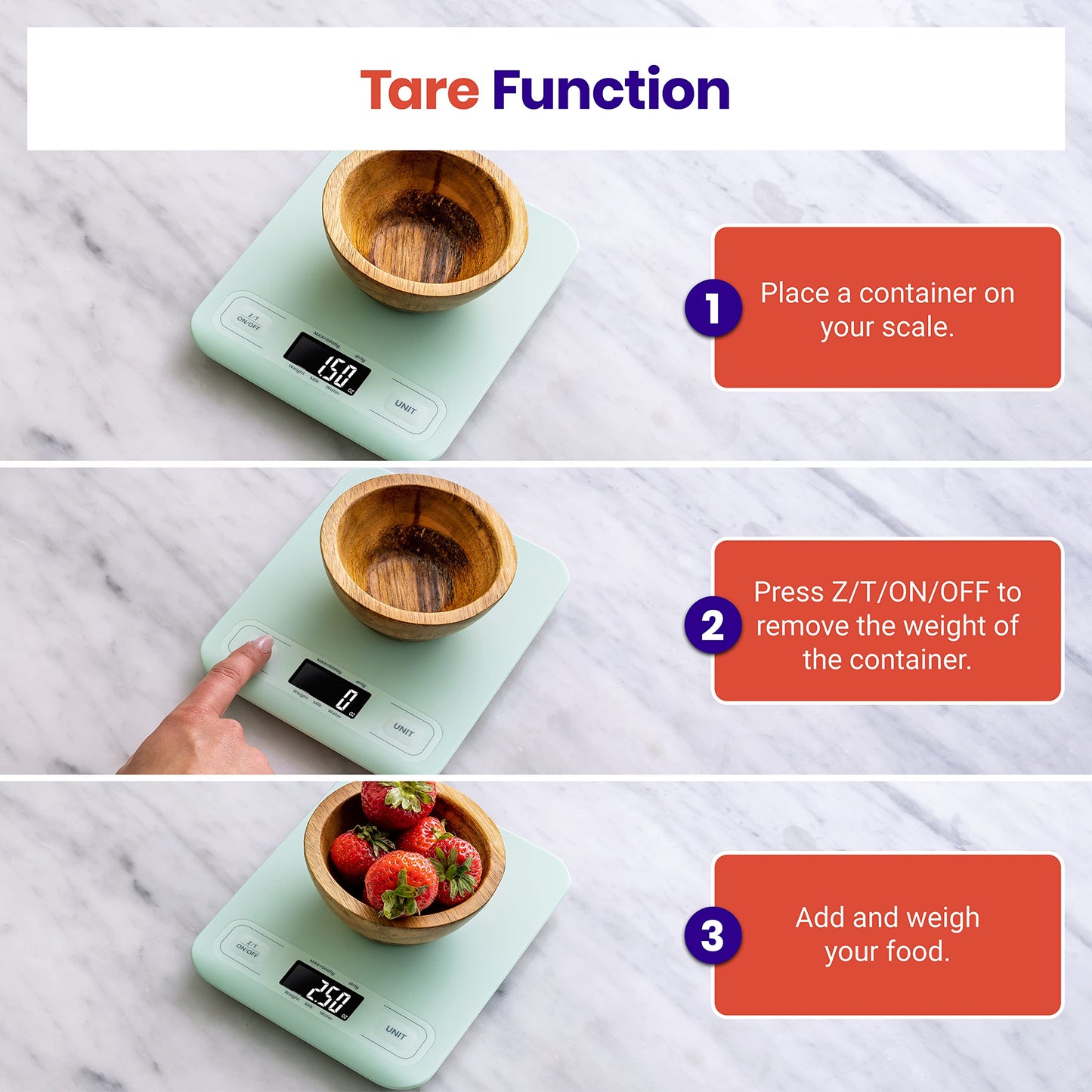 Etekcity Smart Food Kitchen Scale with Nutritional Calculator, Free App with 19 Nutrients Tracking, Calorie, Marco, Digital grams and ounces for weight loss, Premium Stainless Steel, 11lb