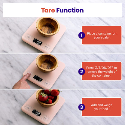 Etekcity Smart Food Kitchen Scale with Nutritional Calculator, Free App with 19 Nutrients Tracking, Calorie, Marco, Digital grams and ounces for weight loss, Premium Stainless Steel, 11lb