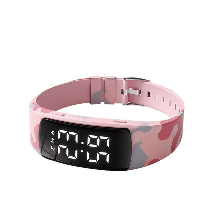 Simple Waterproof Fitness Watch with Step Counter