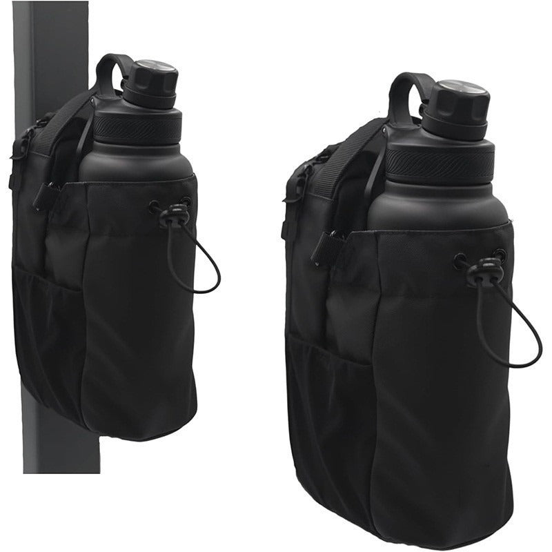 Magnetic Gym Water Bottle Bag ? Hands-Free Workout Storage
